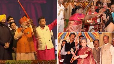 New Delhi: देशभर में पूरे उत्साह के साथ मनाया गया दशहरा, उत्सव में राष्ट्रपति, प्रधानमंत्री भी हुए शामिल